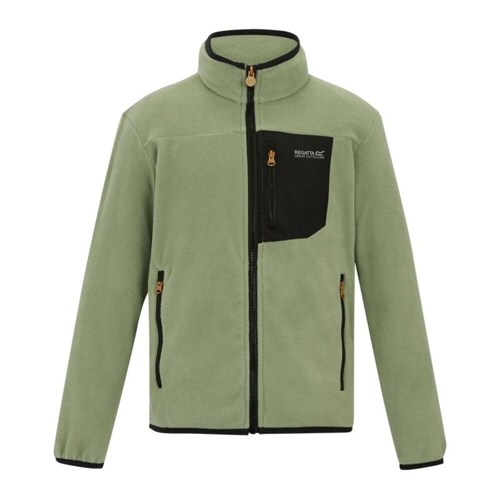 Regatta Childrens/Kids Frankie Full Zip Fleece Jacket / Sage Green